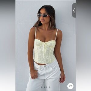 BRAND NEW Way You Feel Bustier Lemon
